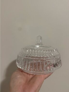 Crystal Lidded Candy Dish